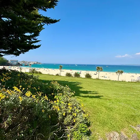 Porthminster View Luxury Sea Views Balcony, Parking, Pool, & Gym * St Ives
