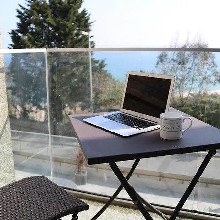 Appartamento Porthminster View Luxury Sea Views Balcony, Parking, Pool, & Gym St Ives